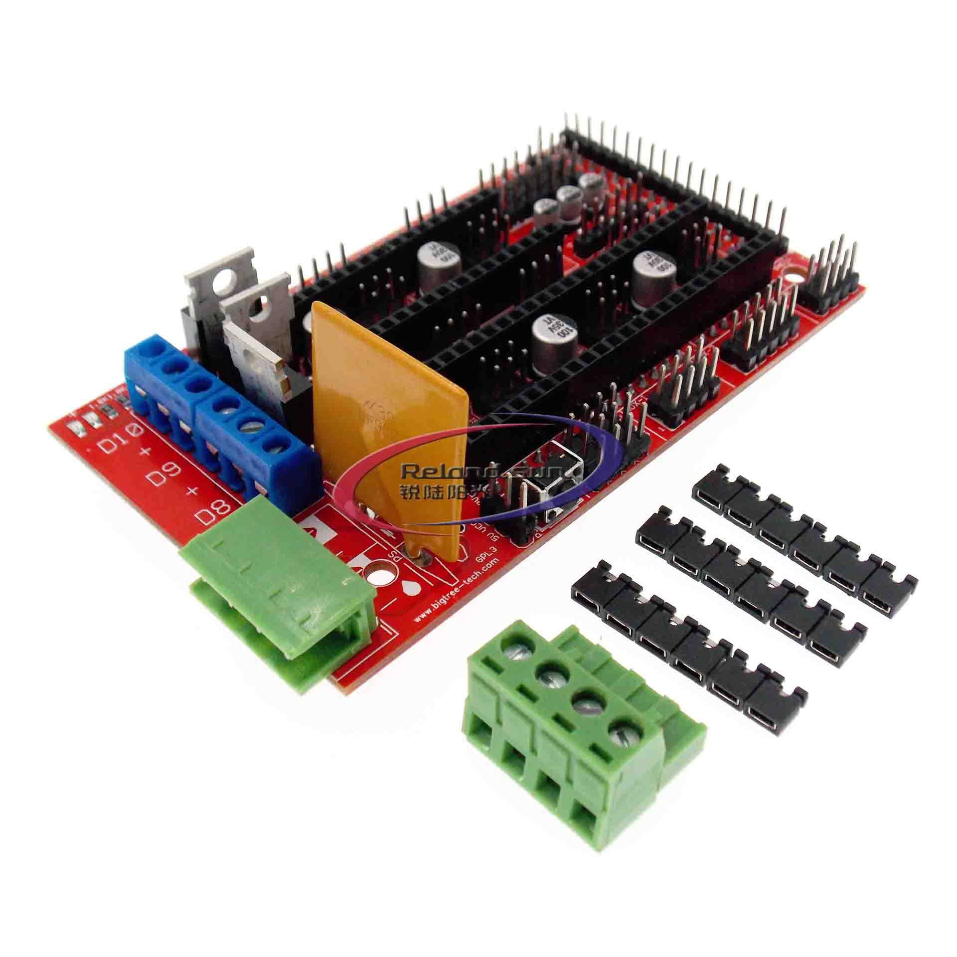 Ramps 1.4 1.5 1.6 3D Printer Mainboard Upgrade Control Panel Board Expansion Board for CNC Machine (1.4)