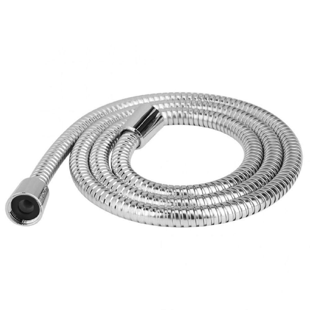 Tuyau de douche G1/2In en silicone et acier inoxydable flexible pour salle de bain