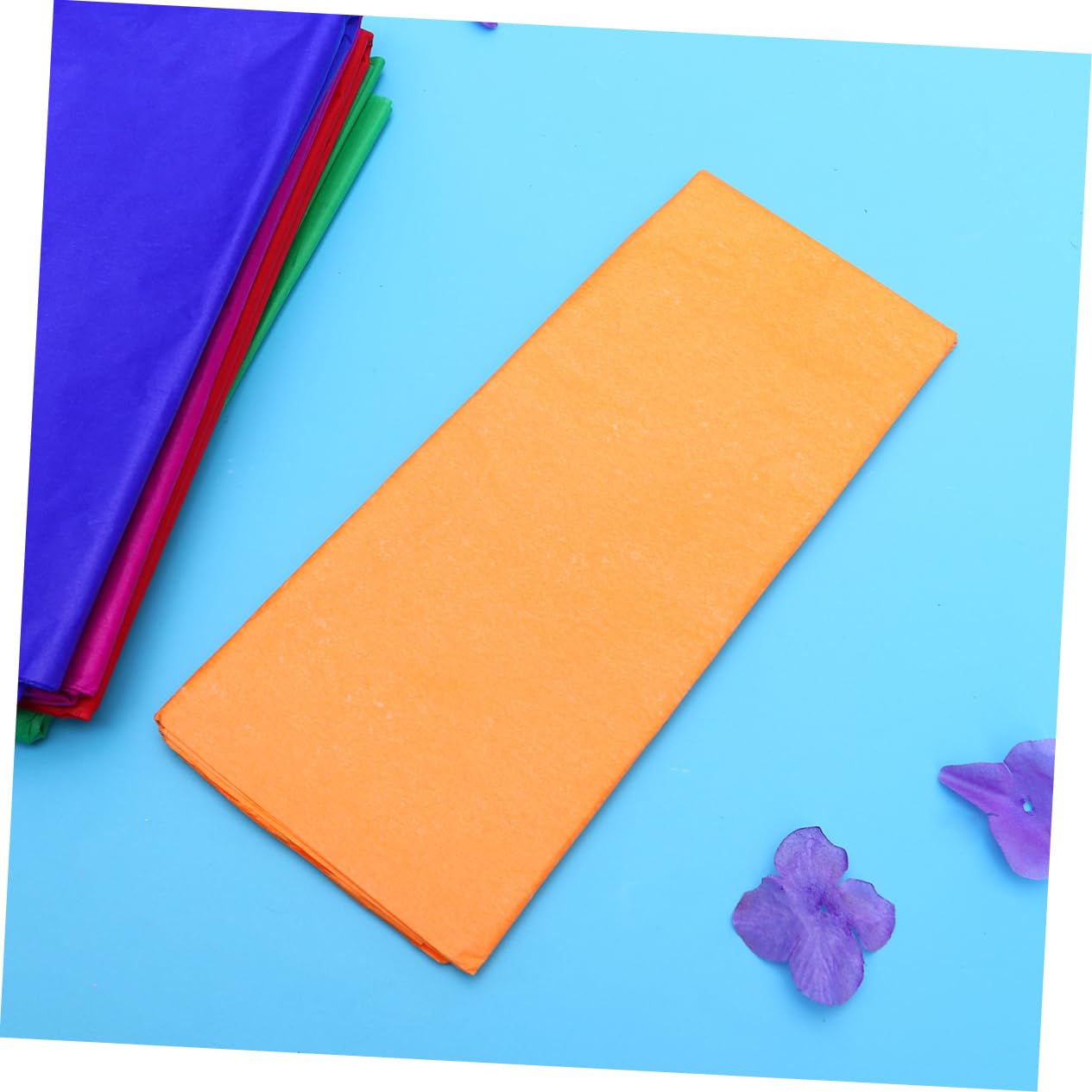 100stücke Farbiges Origami-papier Dünnes Bastelpapier Seidenpapier Kopierpapier Für Junge Mädchen Geschenkpapier Packpapier Für Diverse Projekte