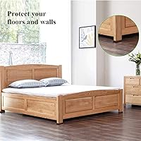 Vista 7 de Almohadillas de goma antideslizantes para muebles 8 piezas 3 pulgadas cuadradas, almohadillas antideslizantes para muebles de madera dura, para sofá