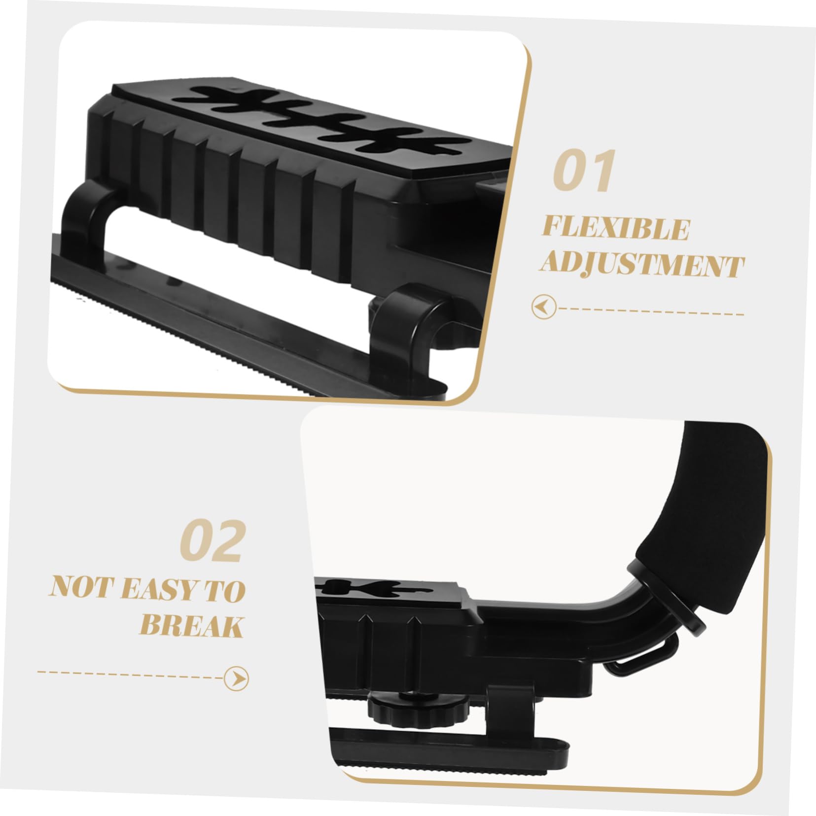 Stabilizzatore Camera Portatile U a Mano per Dslr Nero