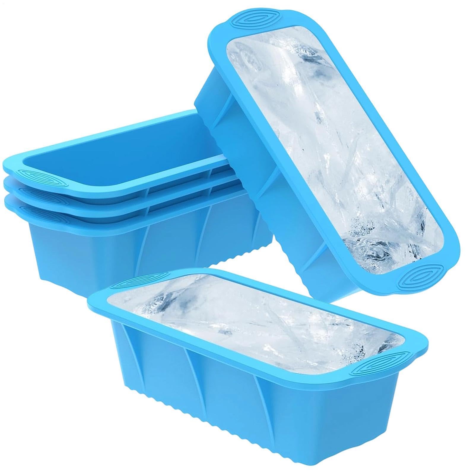 Stampo Grande per Grandi di Ghiaccio Vassoio Refrigerante da Cinque Pezzi