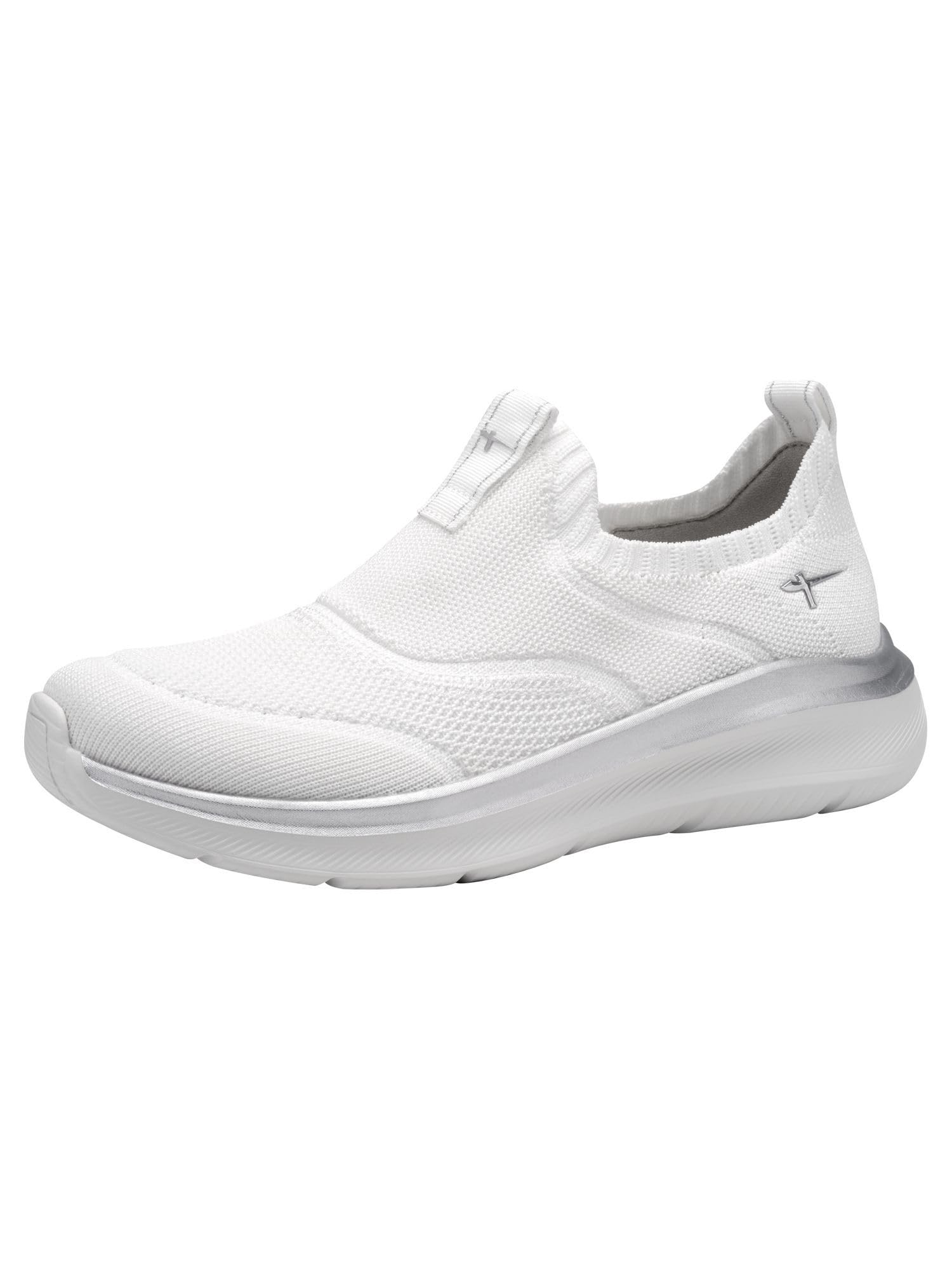 Tamaris Comfort Women’s VeganSlip-On Sneakers, White, 8 UK