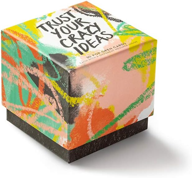 ThoughtFulls Pop-Open Cards by Compendium: Trust Your Crazy Ideas — 30 Pop-Open Cards, Each with a Different Inspiring Message Inside