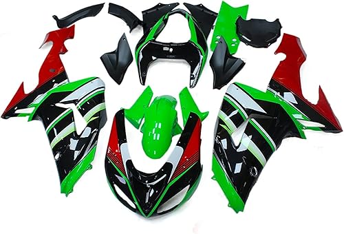 Miniatura 1 de Kit de carenado rojo verde negro apto para Kawasaki ZX-10R Ninja 2006 2007 06 07 ZX10R ABS molde de inyección de plástico motocicleta carrocería