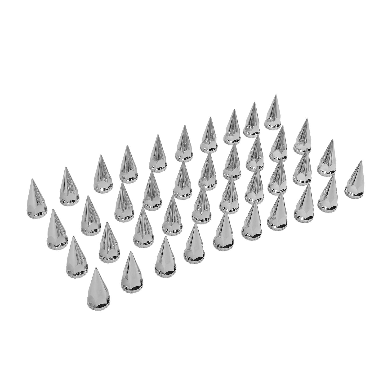 33 Mm X 4 3/4 Nakrętki Nakrętki z Kolcami, Plastikowa Nitka ABS na Skokowych Nakrętkach do pół -ciężarówek, Paczka 20 (40szt)