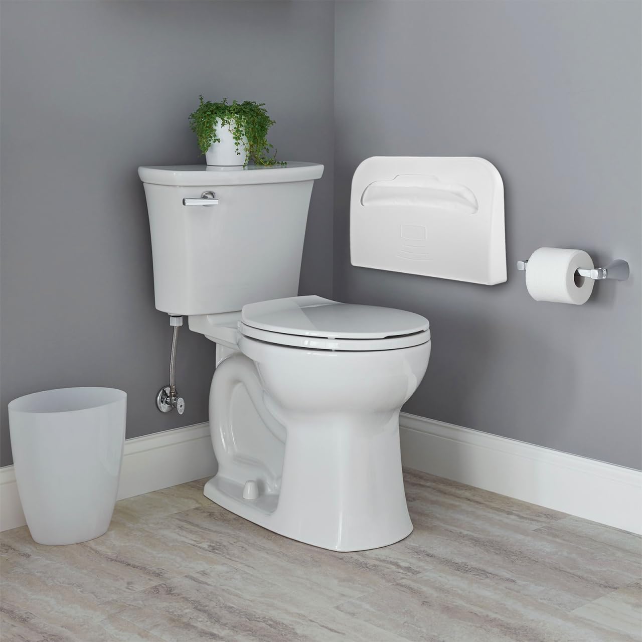 Cabilock Toilet Seat Cover Dispenser Wall Mount, Half-Fold Disposable Paper Holder, Commercial Bathroom Restroom Organizer for Office Restaurant Hospital
