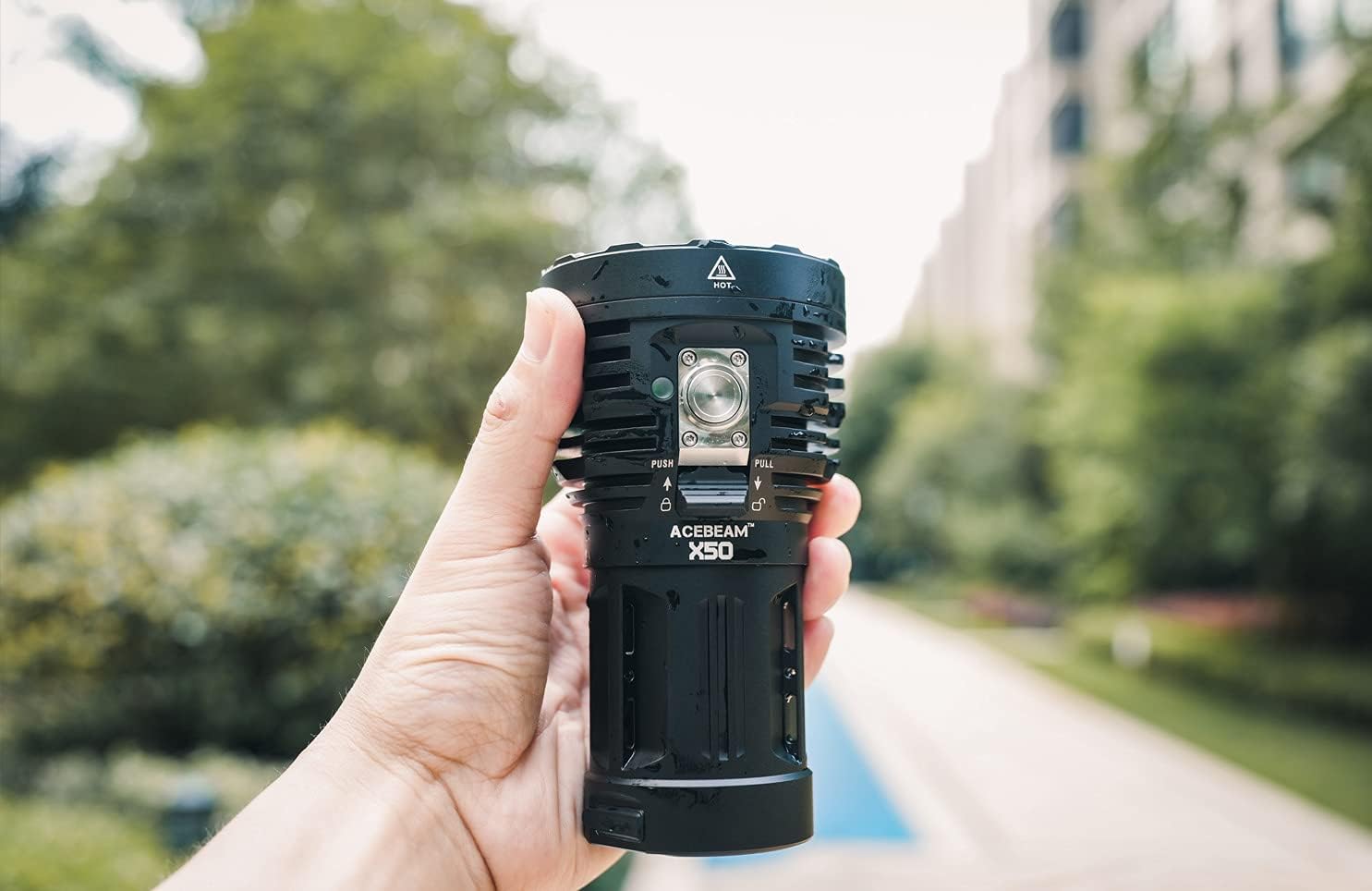 Acebeam X50 Multipurpose Handheld LED Searchlight - Choice of 5000K Neutral White 38000 Lumens or 6500K Cool White 40000 Lumens