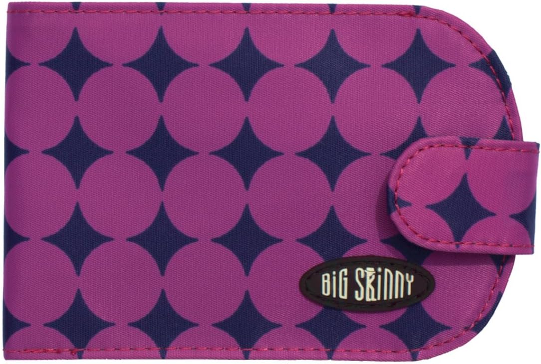 Big Skinny Women's Taxicat Bi-Fold Slim Wallet, Holds Up to 25 Cards