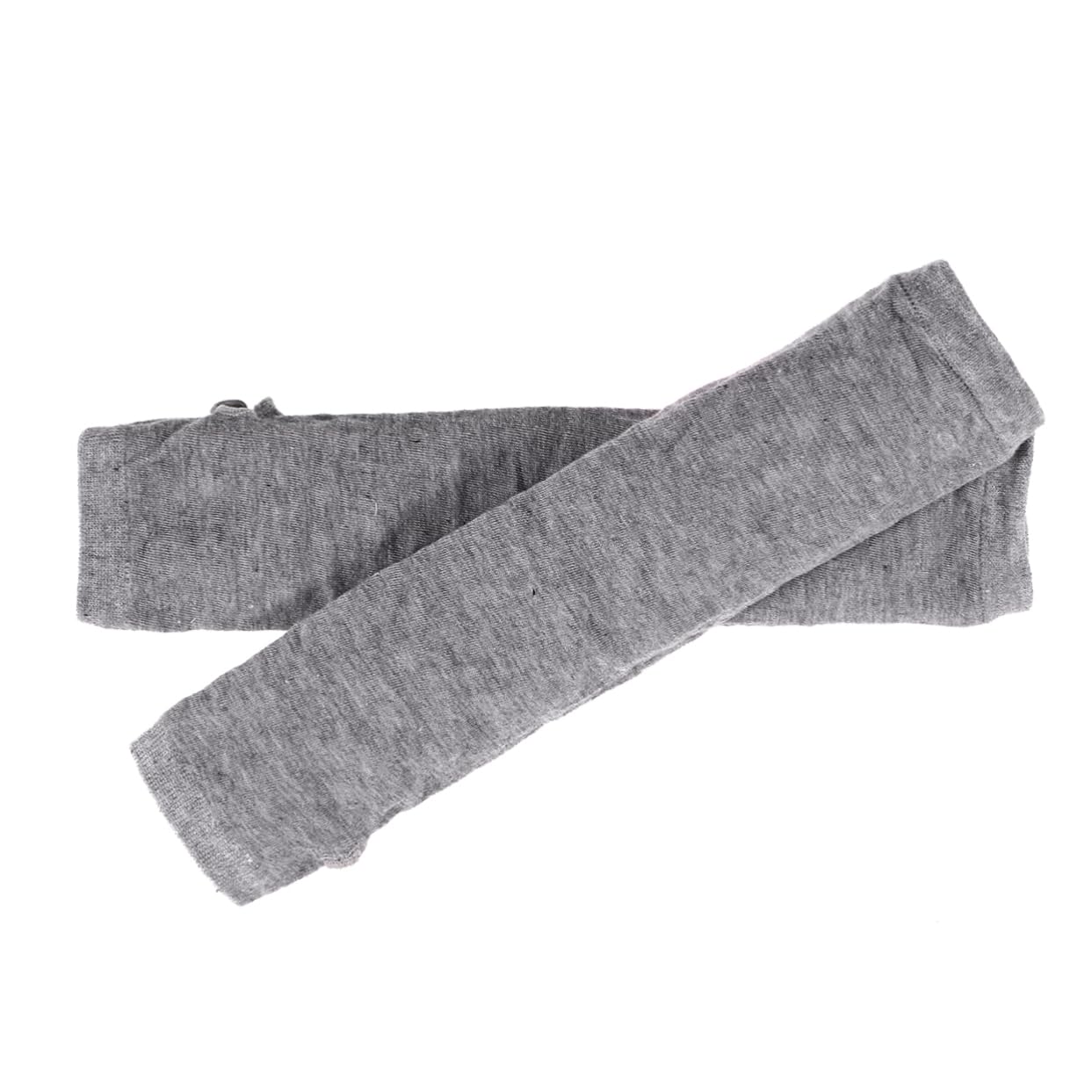 WOFASHPURET Long Winter Gloves Knitted Arm Sleeves Fingerless Warmers Thumb Hole for Women