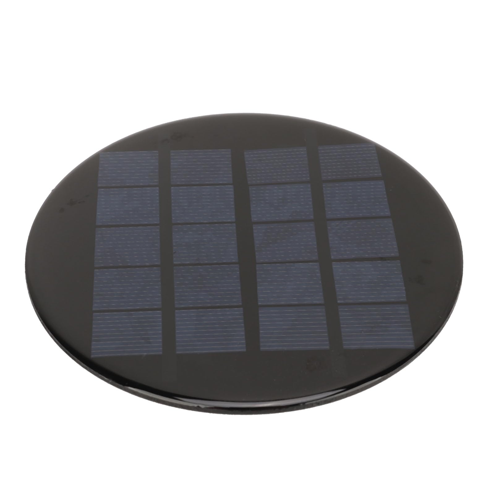 Mini Solarmodul, 1,1W 5V 120mm Rund Kleines Polykristallines Silizium Solarzellen Modul