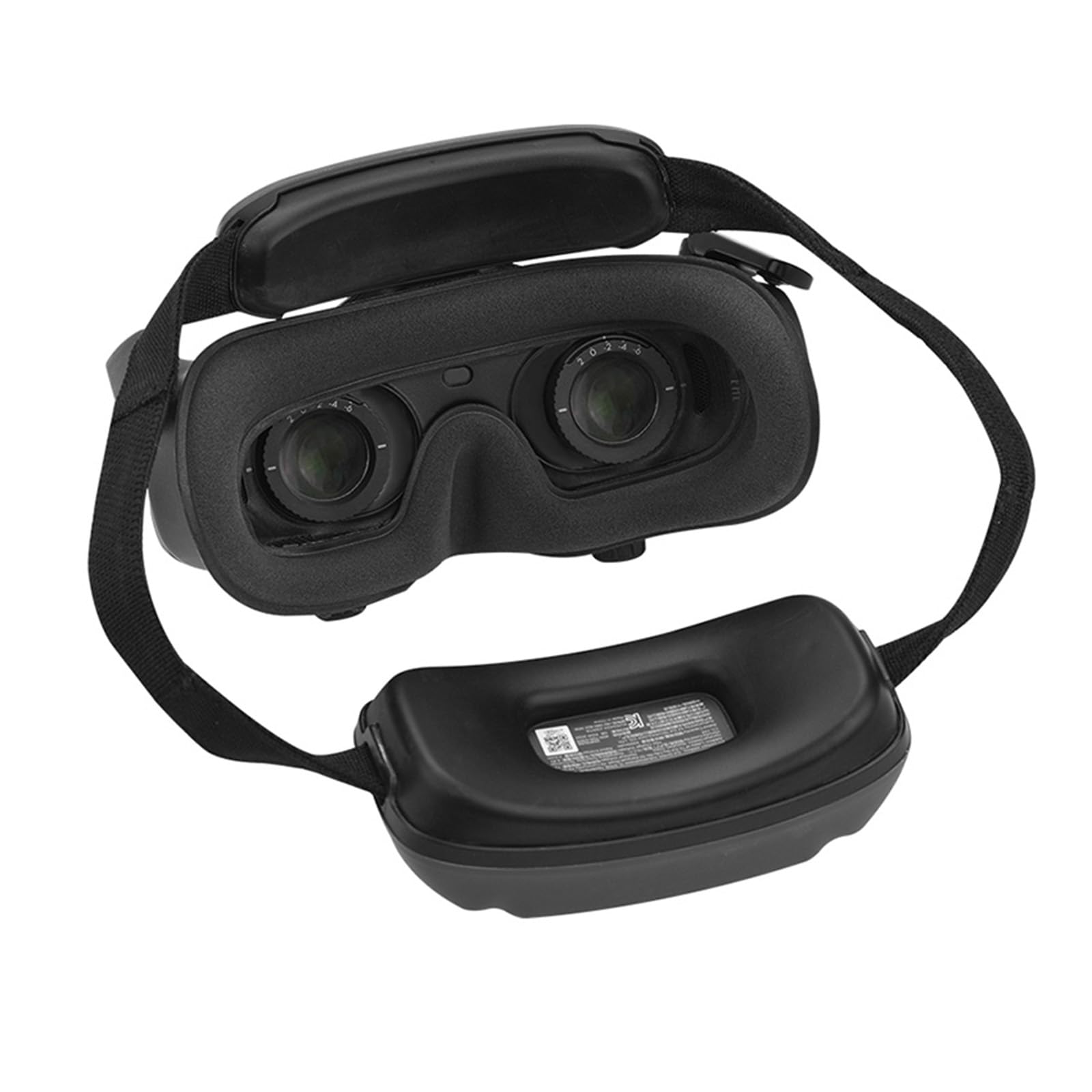 Coussin de visage pour lunettes DJI 3 - Antidérapant - Rembourrage en mousse - Accessoires de protection anti-poussière pour lunettes de vol Avata 2 - Noir ensemble de couvre-objectifs