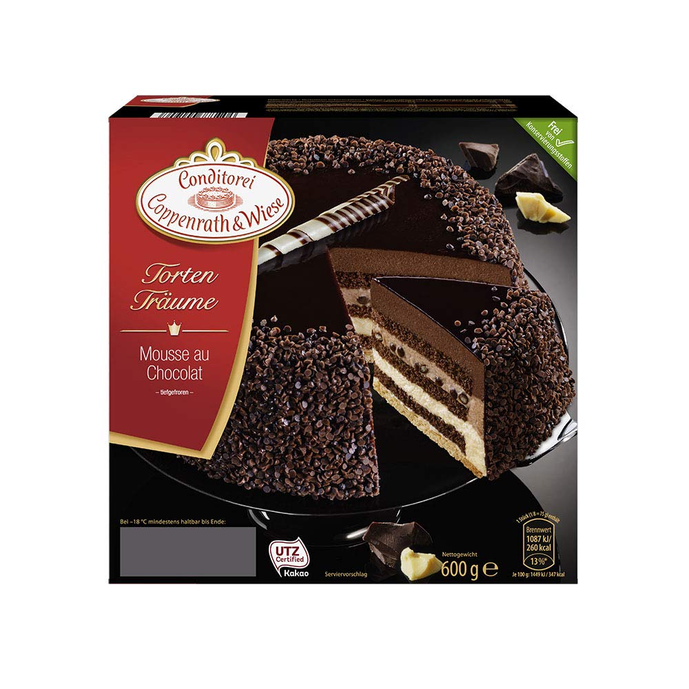 Coppenrath Und Wiese Mousse Au Chocolat Torte Conditorei Coppenrath & Wiese Torten-Träume, Mousse au Chocolat, 600g
