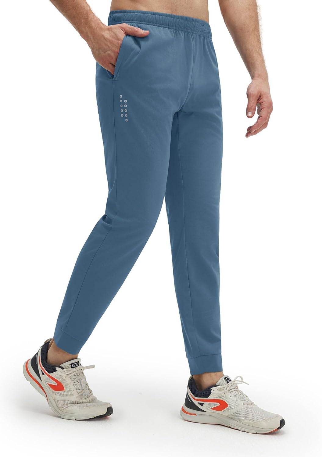 M MAELREG Golf Joggers for Men with Zipper Pockets Stretch Moisture Wicking Running Lightweight Athletic Mens Sweatpants