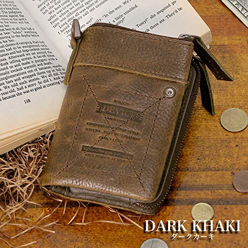 DEVICE(デバイス) Men's, Wallet, Bi-Fold, Leather, NVY2