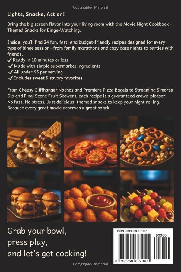Movie Night Cookbook: Themed Snacks for Binge Watching - Image 2