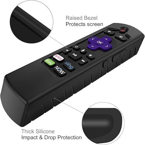 Vista 35 de CaseBot Funda para Roku Voice Remote RCA1R/RCAL7R, Express HD/4K+, Ultra LT Enhanced Voice, Express 3930, Premiere+ 3921, Streaming Stick+ Remote