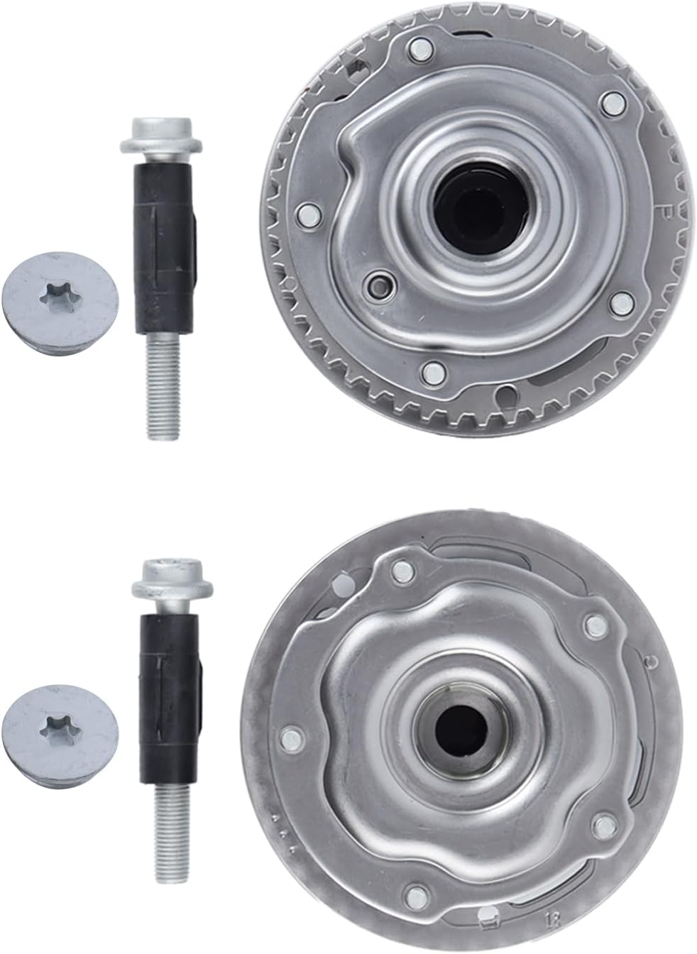 FEIDKS Intake & Exhaust Engine Variable Valve Timing (VVT) Sprocket Camshaft Phaser Gear Fit for Chevrolet Aveo Cruze Sonic Trax Pontiac G3 Saturn Astra 4CYL 1.6L 1.8L Replacement 55567048 55567049