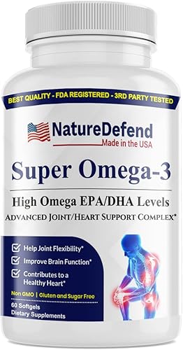 Super Omega-3 (con clave EPA + DHA), fabricado en los Estados Unidos, la calidad importa!