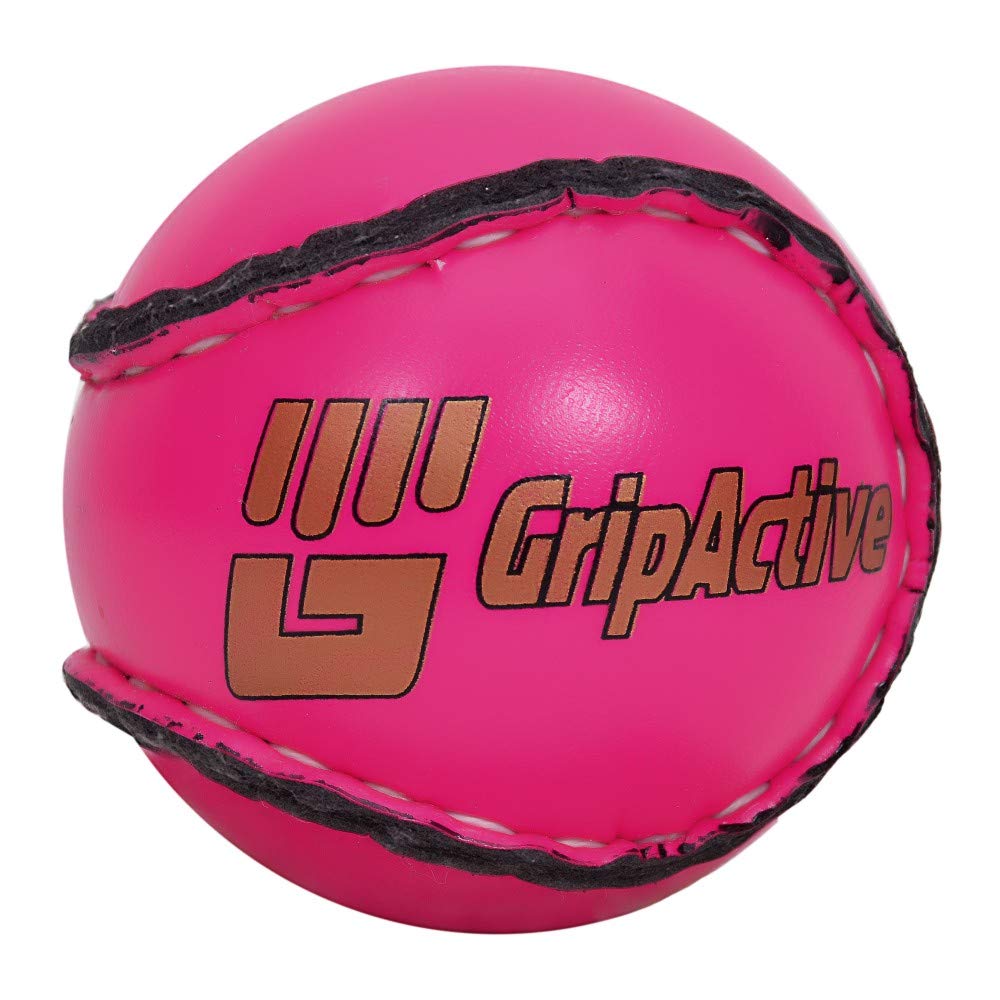 Grip Active GAA Pink Color Hurling Training Balls (5, Pack of 12)