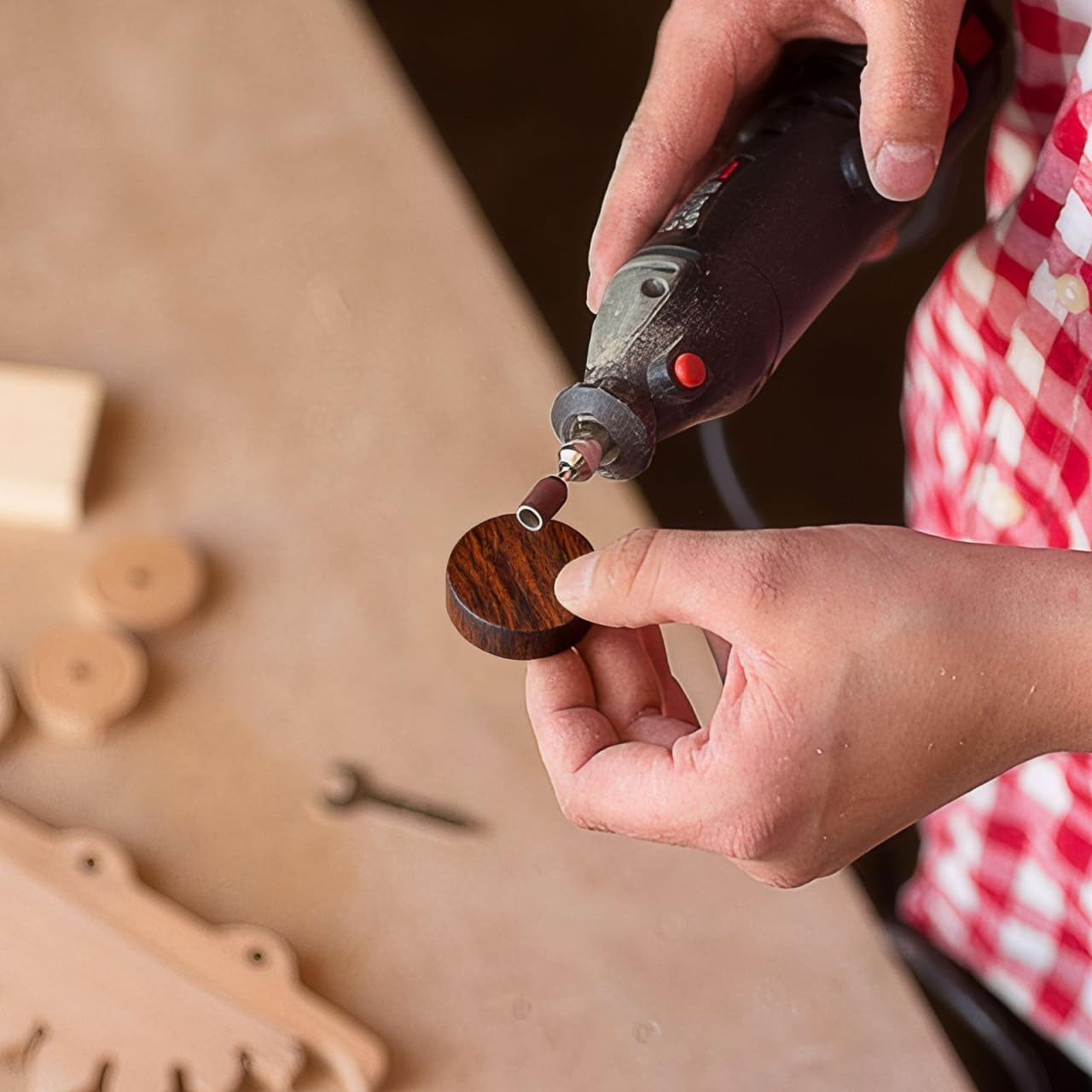 SHINEOFI 24pcs Wood Ring Blanks Wooden Blocks for Crafts Jewelry Ring Making En Carving Blocks Turning Blanks Craft Turning Making Supplies Unfinished Natural Board