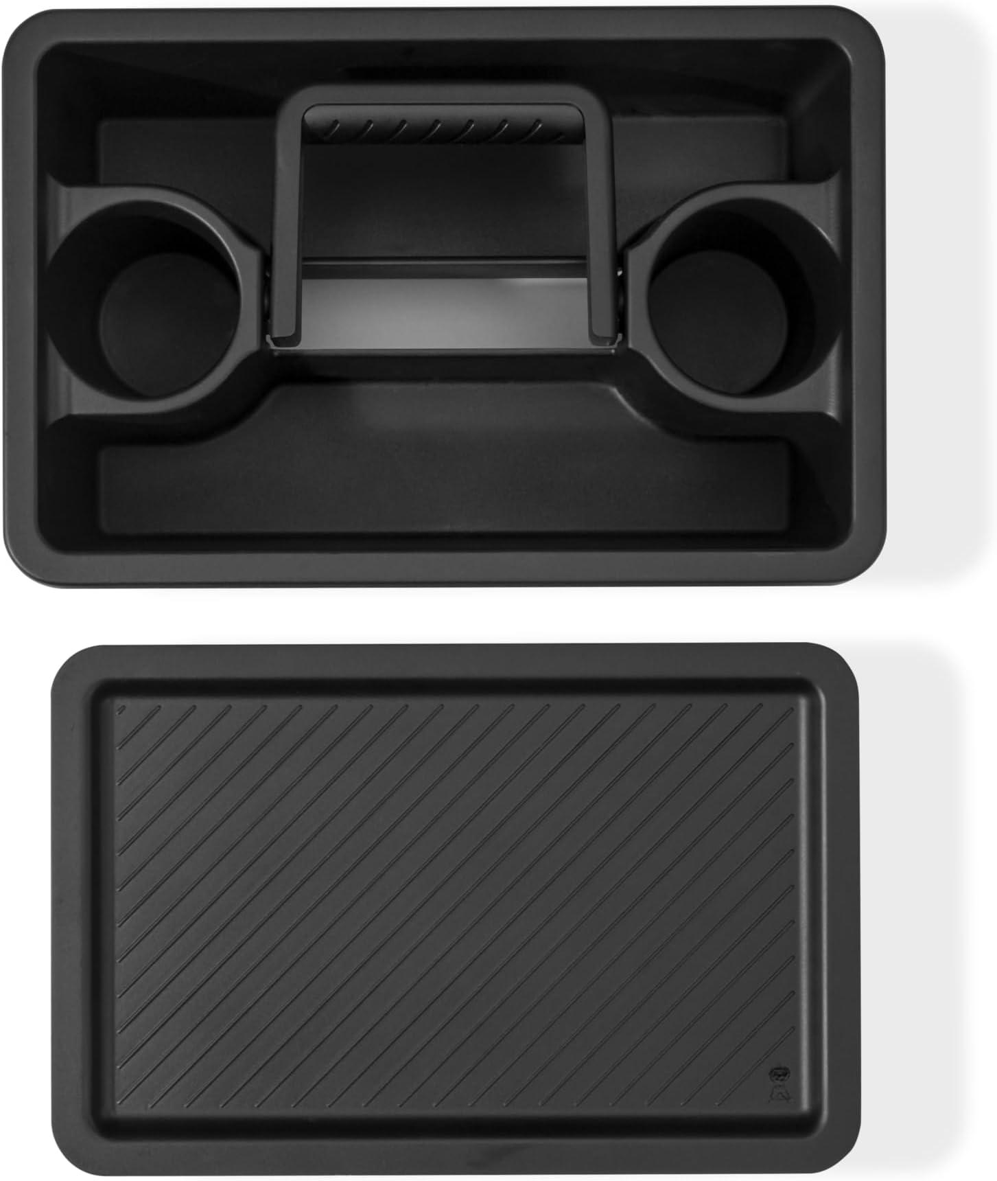 WeberWorks Caddy with Tray Lid / Accessory for Weber Works Side Tables, Prep Station and Holder, Collapsible Handle, 14 x 37 x 24 cm