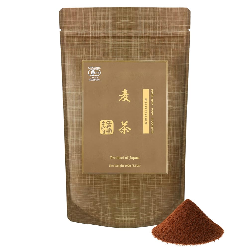 YEDOENSIS KYOTO Mugicha - Organic Barley Tea Powder (3.5 oz) Mugicha 3.5 Ounce