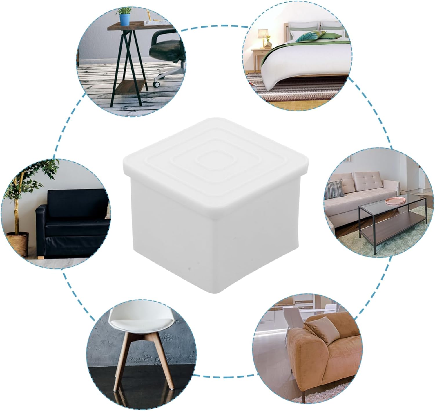 80pcs Chair Leg Protectors Non- Floor Pads for Furniture and Easy to Install Table Feet Caps Damage Prevention for Hardwood and Carpet