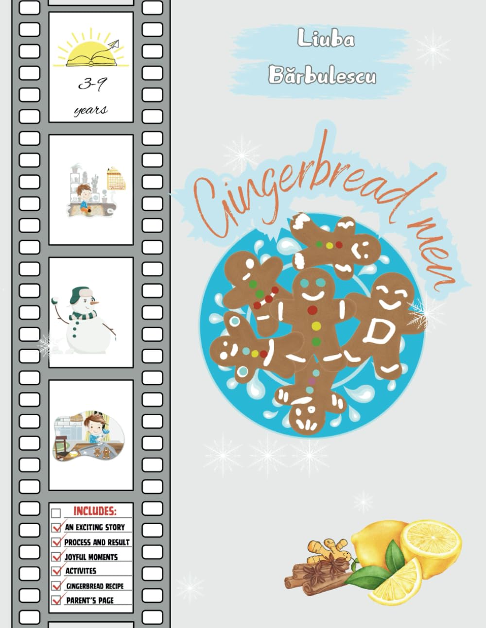 Gingerbread men: Children's storybook with activities