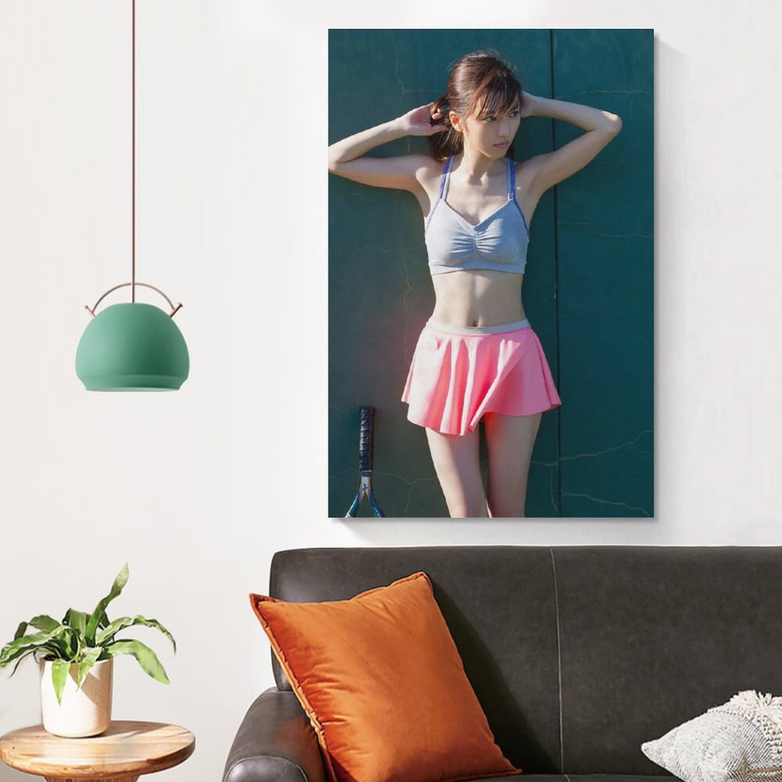 Amazon.co.jp: 装飾画 真野恵里菜 ポスター キャンバスアートポスター