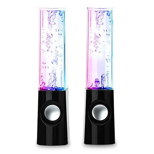 Neue Drahtlose Tanzen Wasser Lautsprecher LED Licht Brunnen Lautsprecher Home Party für PC Laptop Für Telefon Tragbare Schreibtisch Stereo SpeakerLED