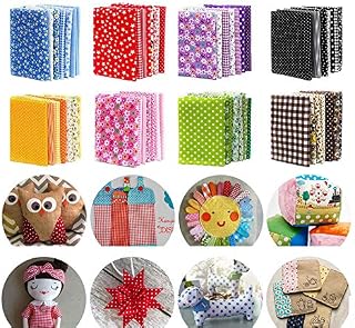 150Pcs 4" x 4" (10cm x 10cm) Cotton Craft Fabric Bundle Squares,Squares Sheets