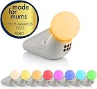 Foto di Motorola Nursery - S1 Luce notturna e suono rilassante per neonati, Suoni rilassanti e ninne nanne per bambini, Illuminazione morbida multicolore, Volume regolabile, Ricaricabile, USB-C