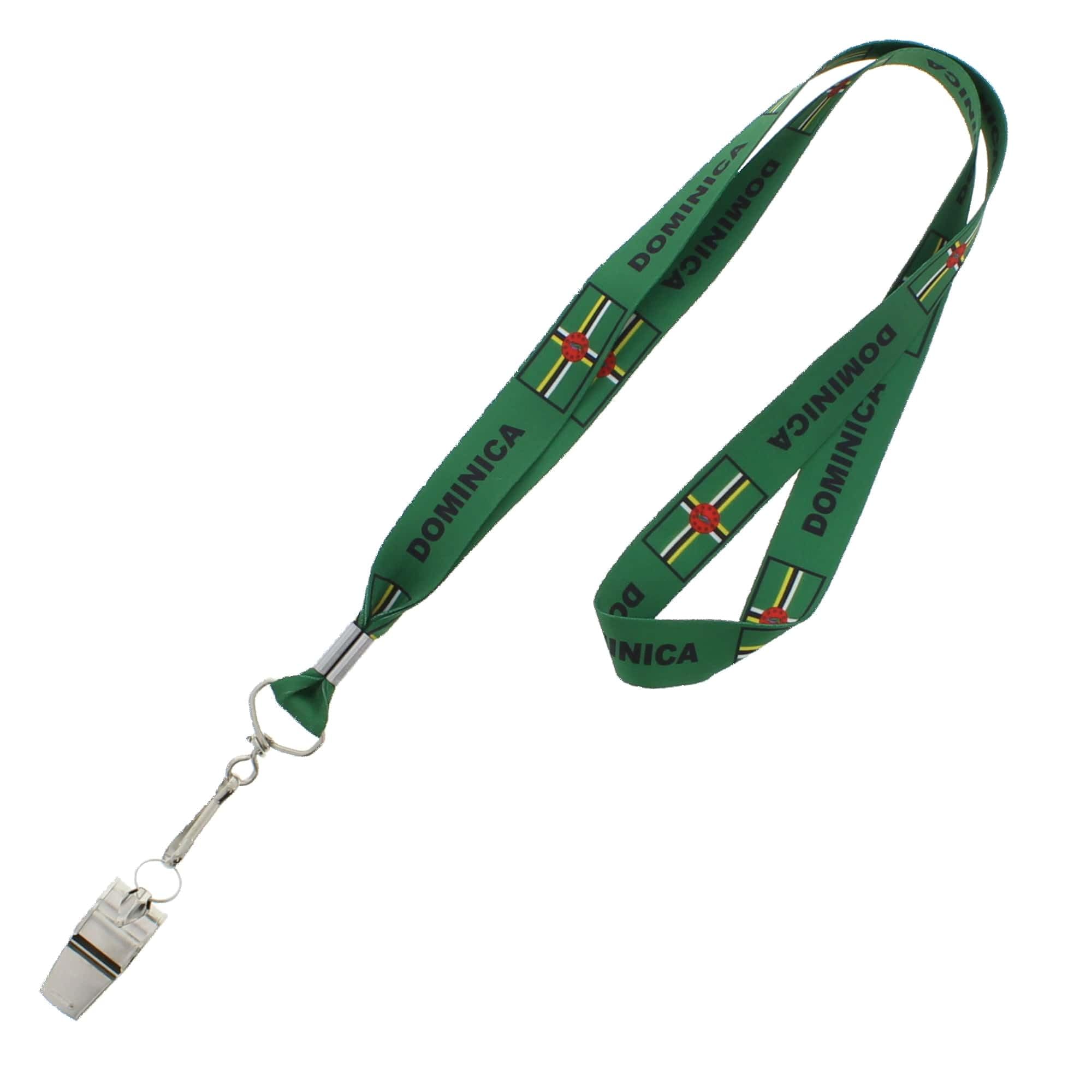 Zac's Alter Ego Metal Whistle on Dominica Lanyard