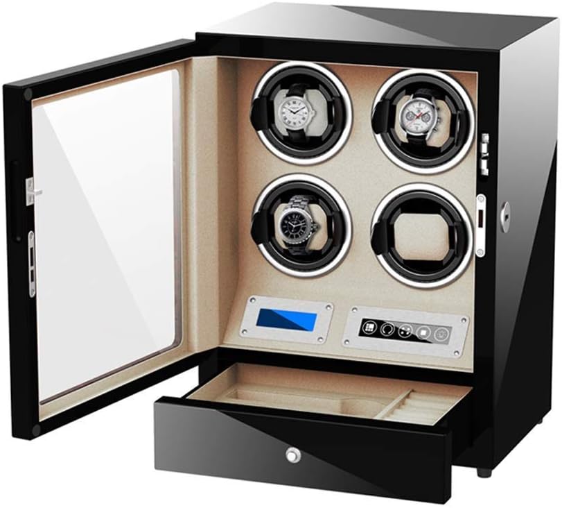Automatic Watch Winder Box with Silent Motor, 5 Rotation Modes, Multi ...