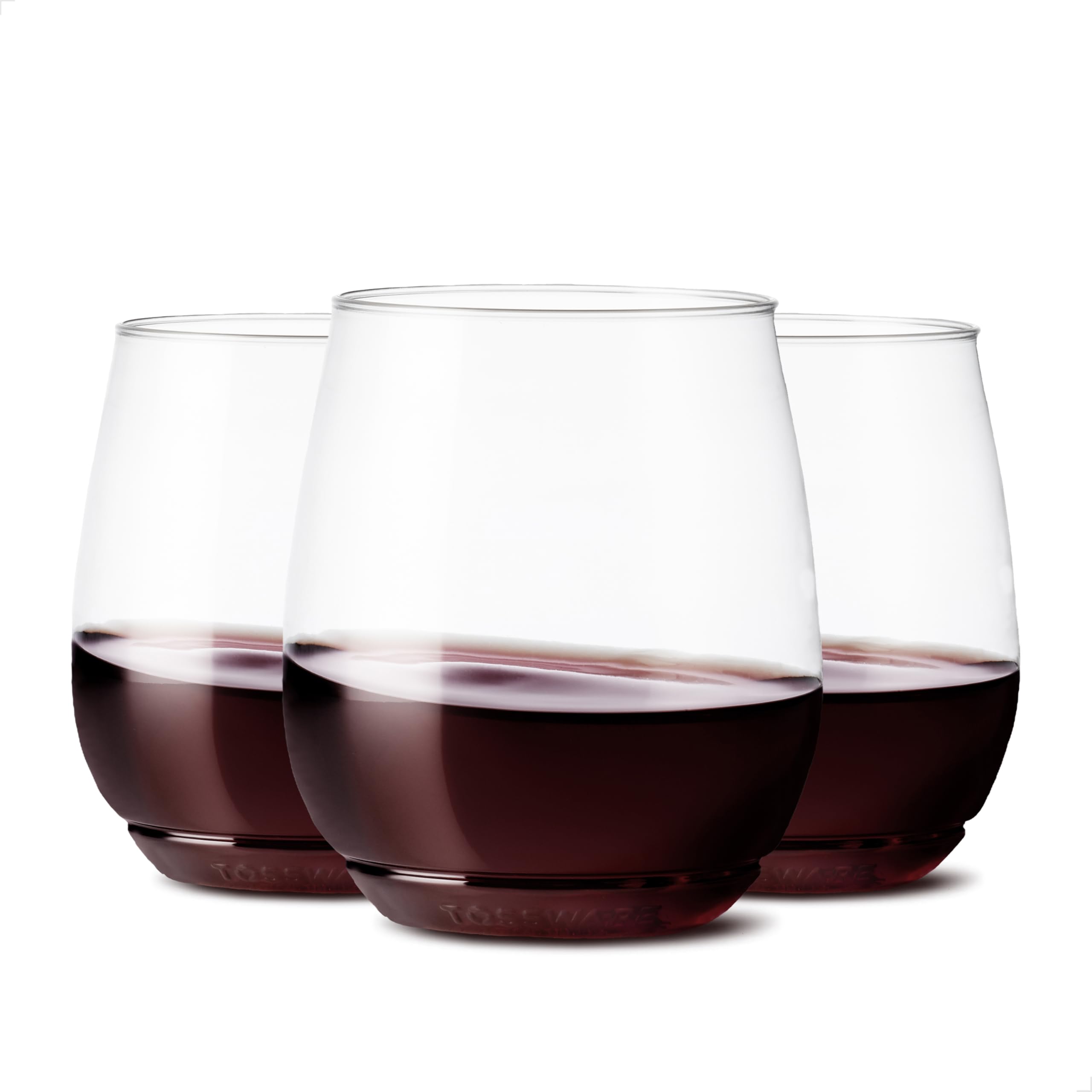 TOSSWARE POP 14oz Vino SET OF 252, Premium Quality, Recyclable, Unbreakable &amp; Crystal Clear Plastic Wine Glasses