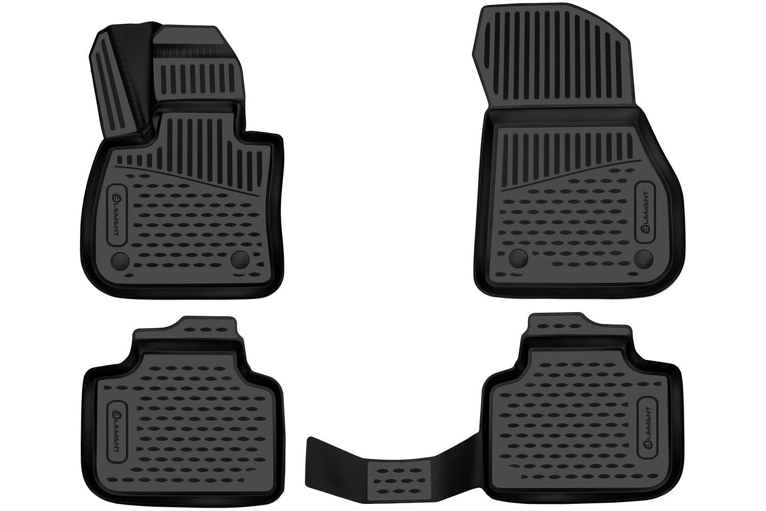 ELEMENT Alfombrillas 3D para ŠKODA Karoq 2017- | Familiar | Europa | Sin Caja Asiento | 4 Piezas — view 14
