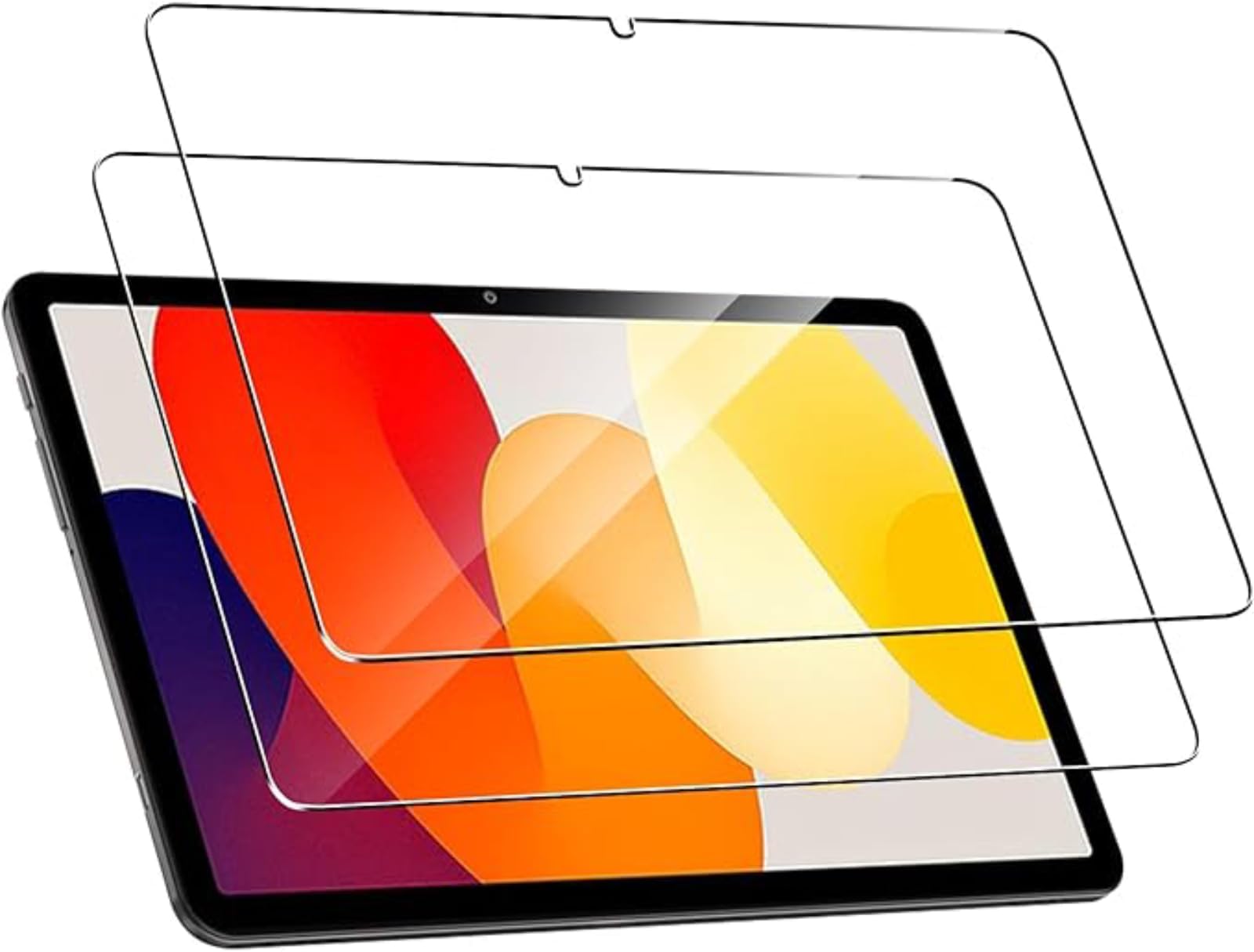 NESLIN 2 Pack Screen Protector Compatible with Xiaomi Redmi Pad SE 11inch 2023, 9H Hardness Tempered Glass Film, Ultra Resistant Anti-Fingerprints HD-Clear Tablet Film for Redmi Pad SE 11inch 2023
