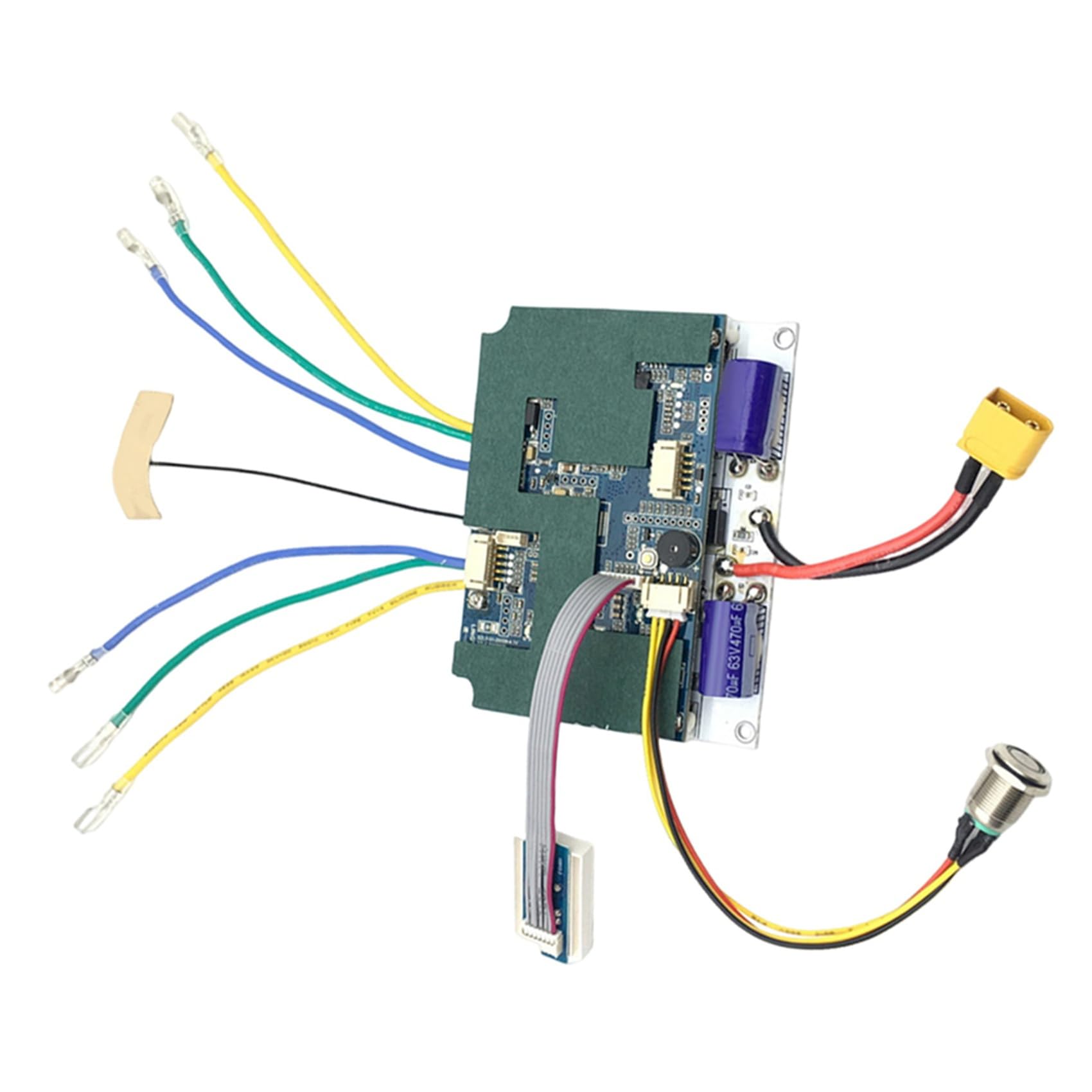 2X 10S 24/36V Doppelriemen-Nabenmotorantrieb ESC 2,4G Fernbedienungsmotor -Skateboard-Longboard-Controller (für HUB)