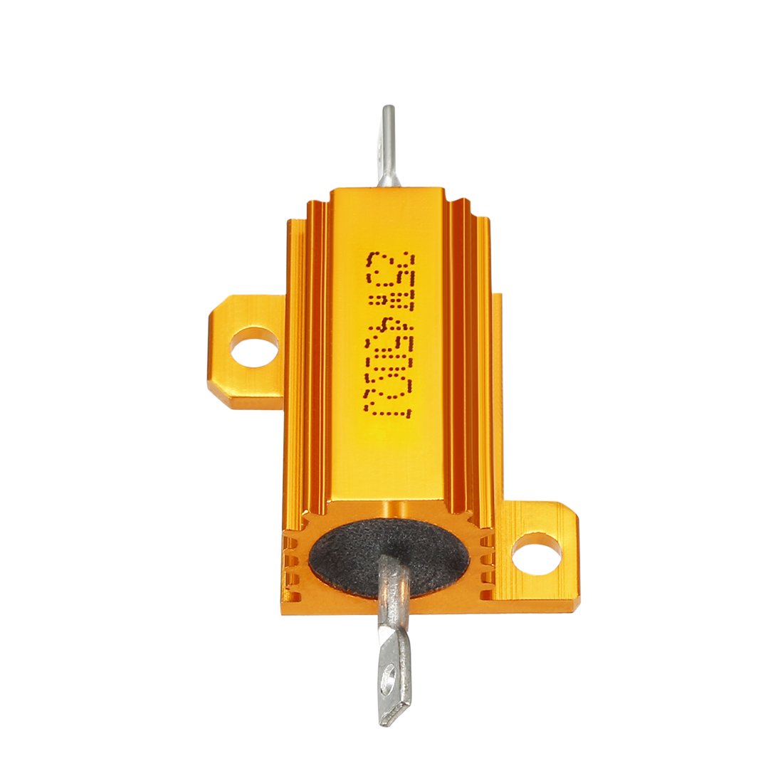 Resistencias Carcasa Aluminio 25W 3 Ohmios - Pack De 5 Unidades, Tolerancia 5%, Para Electrónica Y Audio