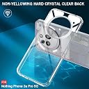 TheGiftKart Ultra-Hybrid Crystal Clear Back Case Cover for Nothing Phone 3a Pro 5G | Shockproof Design | Hard Back Cover Case for Nothing Phone 3a Pro 5G (PC & TPU, Transparent) gallery image