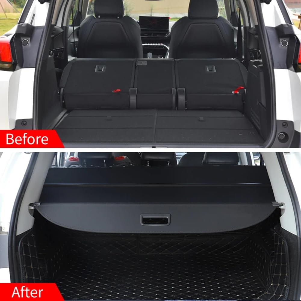 Auto Retrattile Cappelliera Bagagliaio Coperture, per NIS-San X-Trail (Rogue) T32 2014-2020 Tronco Magazzinaggio Ripiano Copri Privacy Car Styling Accessori