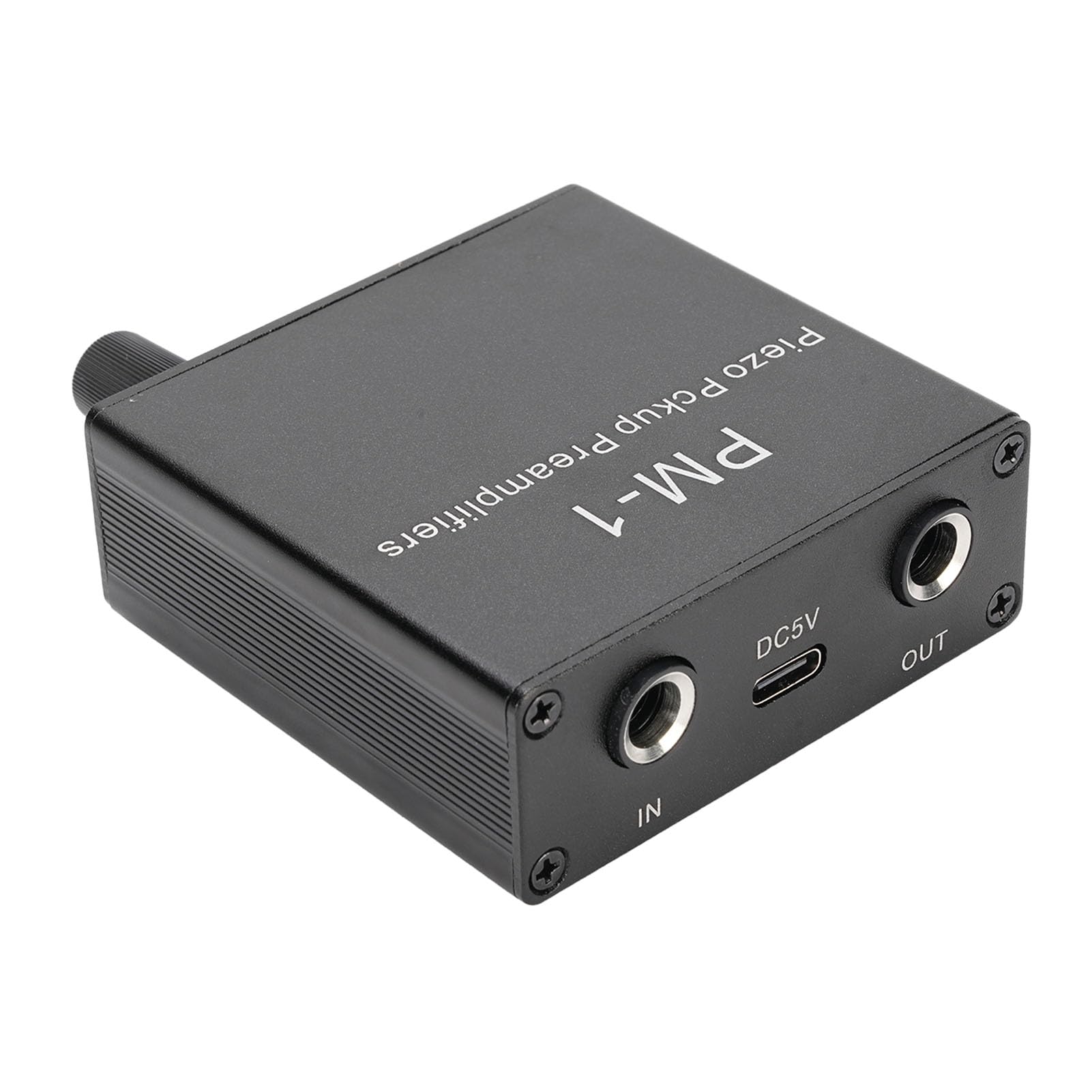 Amplificatore Preamplificatore Pickup Piezo, Preamplificatore per Pickup per Chitarra Ricaricabile per Preamplificatore Microfono con Limite a Bassa Frequenza, per Strumento a