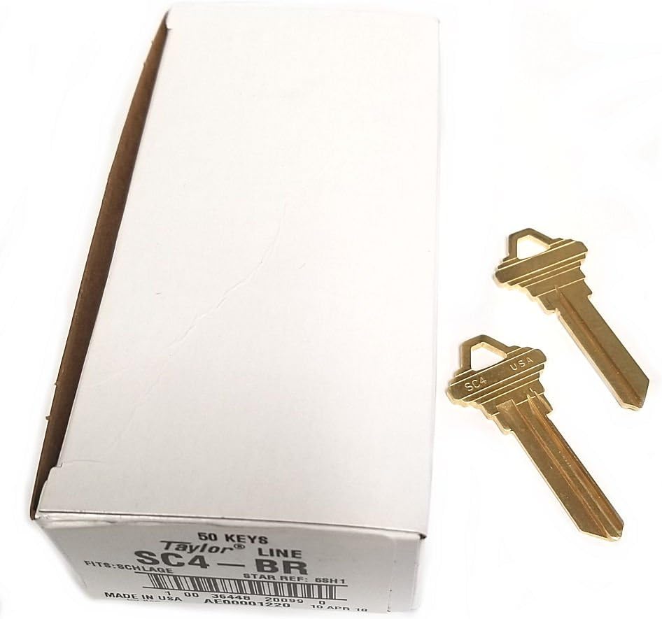 Kaba Ilco SC4-BR, 50 Pack, 50 Key