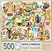Bits and Pieces - 500 Piece Jigsaw Puzzle for Adults - Happy Hour - 500 pc Cocktails Collage Jigsaw by Artist Rosiland Solomon