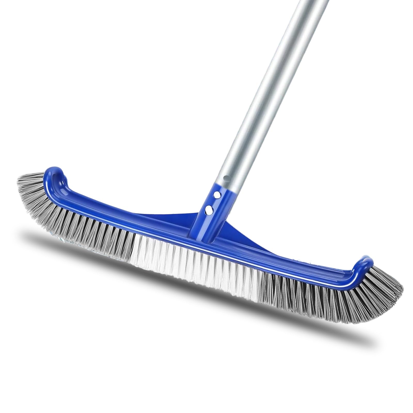 Brosse de nettoyage pour piscine 43 cm poils aluminium nylon doux film carrelage mur sol