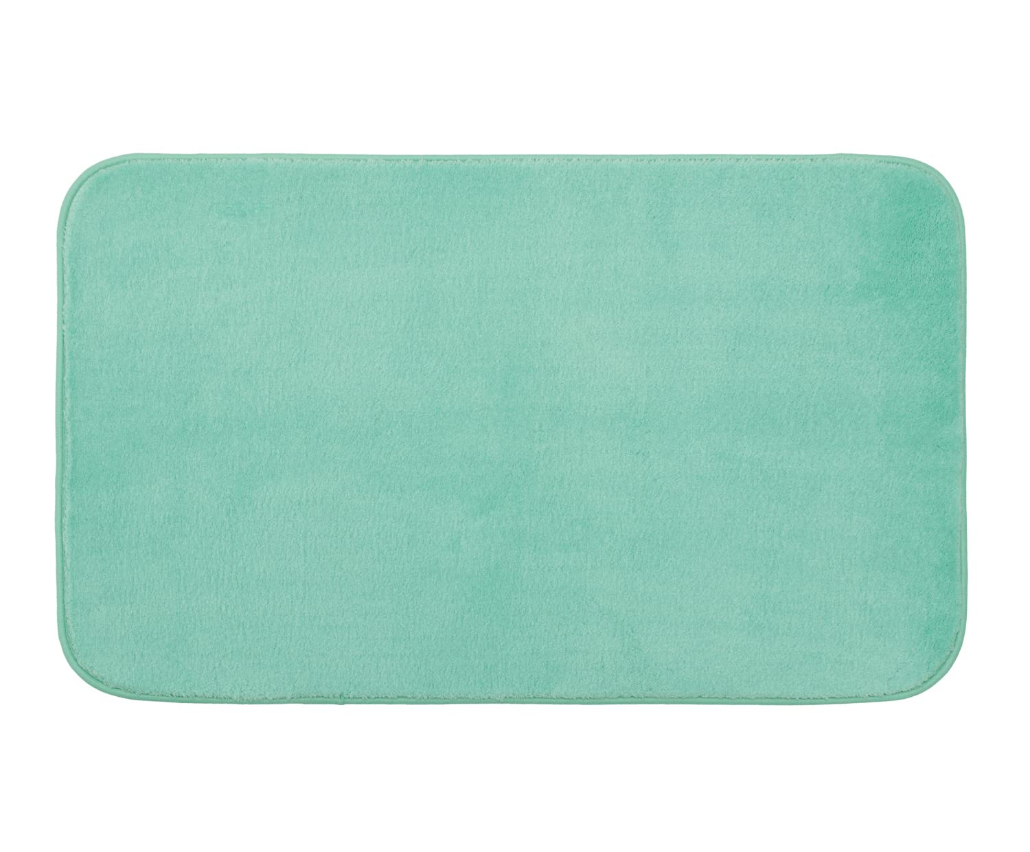 Gözze - Premium Rutschfester Badteppich, RIO, 100% Microfaser, 50 x 70 cm - Mint