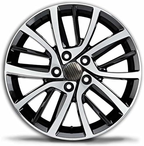 Miniatura 9 de Fancer - 4 tapas centrales de rueda de fibra de carbono mejoradas, ABS de 2.362 in (± 0.039 in)/2.36 pulgadas, ajuste universal