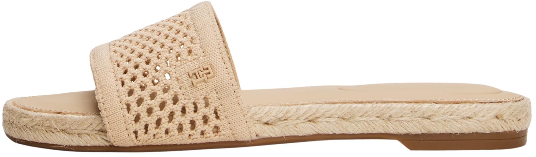 Tommy Hilfiger Damen Sandalen Knit Mesh Espadrille mit Mesh