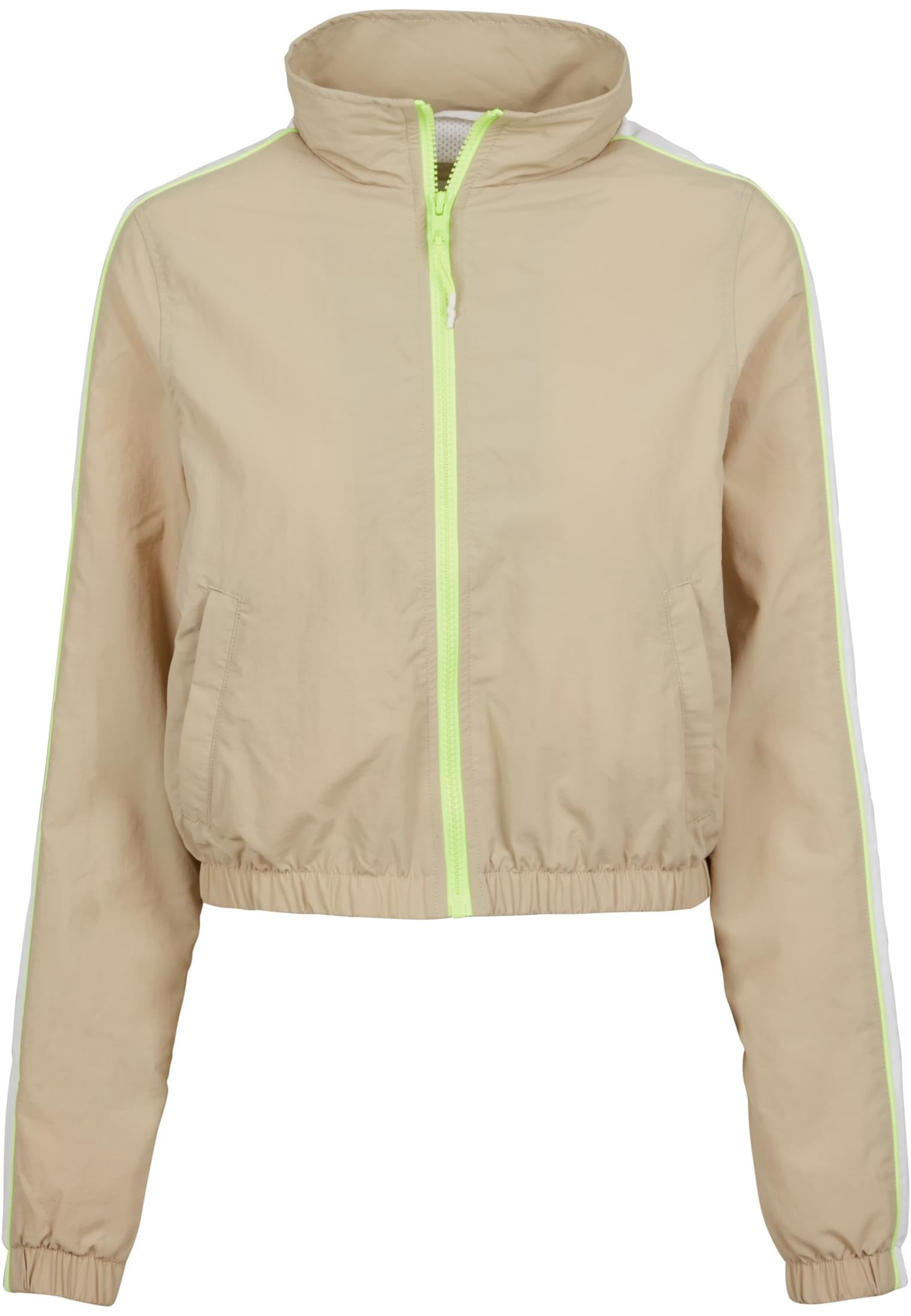 Urban Classics Damen Ladies Short Piped Track Jacket